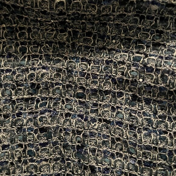 St. John Blue Tweed Car Jacket or Topper - Picture 4 of 8